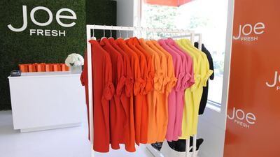 Joe Fresh: Canadian expatriate hearts will go pitter-patter at news this cheap-and-cheerful line of stylish basics, bags, undergarments, accessories, kids, sportswear, beauty and cosmetics is going to be a first for the Middle East. Don’t be suspicious because these wares, designed by the Club Monaco founder Joe Mimran, were first conceived to be sold in a grocery store: they are many cuts above the typical hypermarket offerings. Eugene Gologursky / Getty Images for the Joe Fresh / AFP