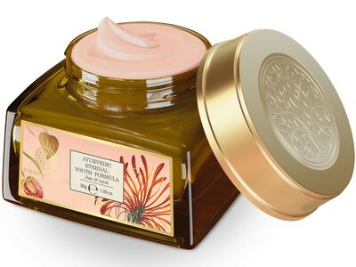 The brand's Advanced Eternal Youth Formula comprises sweet almond oil, fermented litchi juice and date extracts. Photo: Forest Essentials