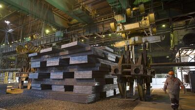 The Ilich plant is owned by Rinat Akhmetov, Ukraine's richest man, whose decision to send his workers to help chase away rebels was one of the first important signs that Kiev had a chance of reasserting control over rebel territory. Vasily Fedosenko / Reuters