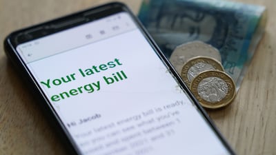 Britain's surging energy bills look set to continue to rise unless a freeze on the price cap is imposed, experts say. PA