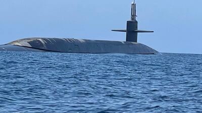 General Erik Kurilla, commander of Centom, conducted a visit aboard the USS West Virginia, a US Navy Ohio-class nuclear-powered ballistic missile submarine at an undisclosed location at sea in international waters in the Arabian Sea. Photo: US Central Command