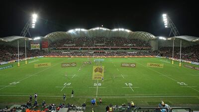 A general view during the tour game between the British & Irish Lions and the Melbourne Rebels in Melbourne. Scott Barbour / Getty Images