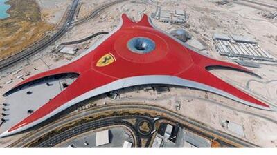 Ferrari World is expected to open late next year and will be the world's largest indoor theme park.