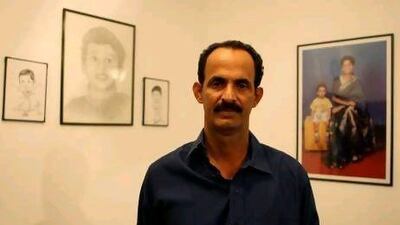 Santosh Rai, who lost two kids and his wife in the crash last year, at his home in Karama in Dubai.