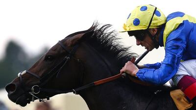 Frankie Dettori riding Across The Stars wins the King Edward VII Stakes on Day 4 of Royal Ascot on Friday at Ascot Racecourse. Charlie Crowhurst / Getty Images / Ascot Racecourse / June 17, 2016
