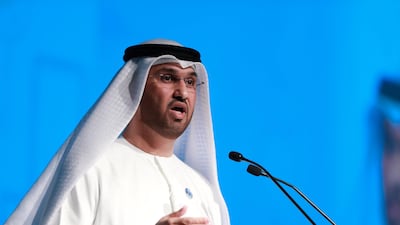 Sultan Ahmed Al Jaber, UAE Minister of State and Adnoc Group chief executive, says Ruwais will become home to a major manufacturing ecosystem. Victor Besa / The National