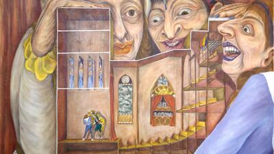 The Actor's Playhouse by Nour Saleh, one of the exhibited artists. Courtesy Nour Saleh