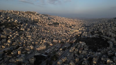 Nablus city in the Israeli-occupied West Bank. Reuters