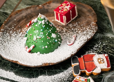 A Christmas dessert is also on the menu. Photo: Beefbar