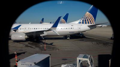 United Airlines planes at a terminal at O'Hare International Airport in Chicago. Kiichiro Sato/AP