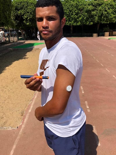 Karim-Mohamed Maamoun has worked hard to control his type 1 diabetes and continue life as a professional tennis player.