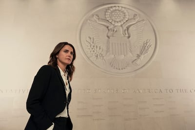 Keri Russell as Kate Wyler in season one of The Diplomat. Photo: Netflix