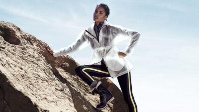 A handout photo of NET-A-SPORTER 's campaign image showing Adidas by Stella McCartney (Courtesy: Net-a-Porter)