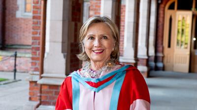 Former US Secretary of State Hillary Clinton is the new chancellor of Queen’s University Belfast. Courtesy: Queen’s University Belfast.