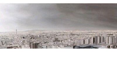 A view of Tehran from Pantea Rahmani's art exhibition Seismic Sanctuary. Courtesy Pantea Rahmani / Salsali Private Museum