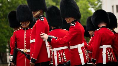 The second battalion of the Irish Guards has been has been reactivated after a 75-year absence from the British Army. PA.