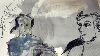 Mohamed Al Mazrouei will showcase 20 new paintings at AB Gallery In Lucerne. Courtesy Mohamed Al Mazrouei and AB Gallery