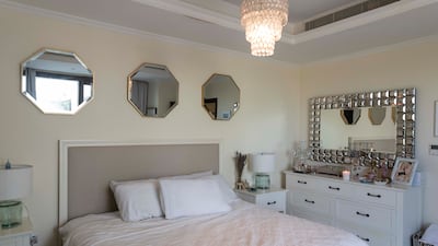 One of four bedrooms in the villa.
