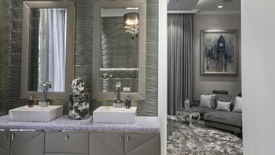 The guest bedroom bathroom. Mona Al Marzooqi / The National