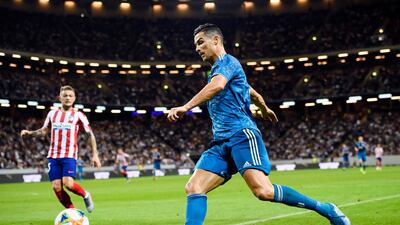 Ronaldo looks to get a cross in. AP Photo
