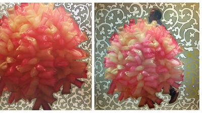 Cotton Candy by Atef Ahmed - mixed media on canvas. Courtesy Gallery Ward