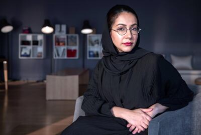 The artist Alaa Edris. Victor Besa / The National