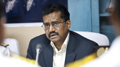 MK Lokesh says he hopes his successor will focus on increasing investments between India and the UAE. Razan Alzayani / The National