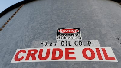 A storage tank in the Permian Basin in Loving County, Texas. The election of Ebrahim Raisi as Iran's new president is likely to complicate ongoing talks between Washington and Tehran to restore the nuclear deal. Reuters