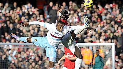 Victor Obinna, left, has made an impressive start to his West Ham United career.