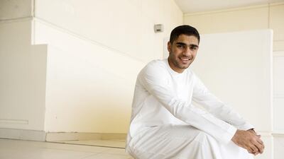 Mohammed Al Hashmi, Al Yasmina School pupil, scored three A grades and one A* and now plans to study mechanical engineering at the University of Bath in England. Christopher Pike / The National