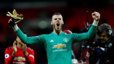 Goalkeeper: David de Gea (Manchester United) – Superb against Spurs. Made more saves (11) in the second half at Wembley than any other keeper has made in a league game this season. Reuters