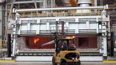 Speaking at the Global Manufacturing and Industrialisation Summit, the UAE Energy Minster Suhail Al Mazroui said the reliance on subsidies for regional manufacturing is not sustainable. Rich-Joeseph facun / The National