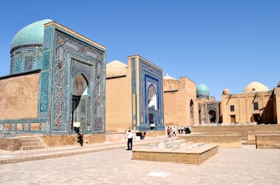 Shah-i-Zinda architectural complex, a renowned necropolis in Samarkand. Photo: Maximum Exposure