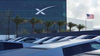 A SpaceX building in Starbase, Texas. The company raised $75 billion in its listing. Reuters