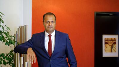 Richad Soundardjee, is the is the chief executive for the Middle East for Société Générale. Victor Besa for The National.