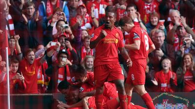 8th) 17 years, 317 days: Raheem Sterling scored for Liverpool against Reading, October 20, 2012. Getty