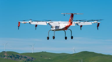 The Elroy Air Chaparral hybrid-electric VTOL has a range of 482km and payload capacity of 136kg. Photo: Elroy Air