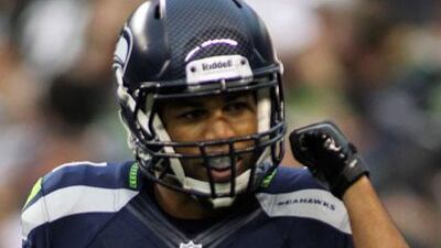 Golden Tate celebrated wildly after it was ruled he caught the winning touchdown for the Seattle Seahawks at the game's end.