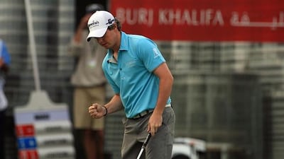 Rory McIlroy at the 2011 Dubai Desert Classic. Ravindranath K / The National