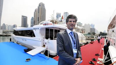 Erwin Bamps, the chief executive of Gulf Craft, tells budding entrepreneurs to think differently. Sarah Dea / The National