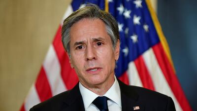 US Secretary of State Antony Blinken said Washington stood 'united with the UK, Canada, and the EU in promoting accountability for those who abuse human rights'. Reuters