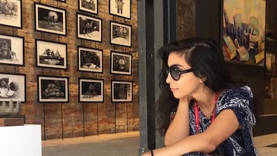 Sawsan Al Bahar, one of the interns at the UAE's National Pavilion in Venice. (Courtesy: Sawsan Al Bahar)