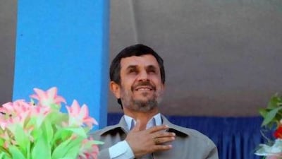 A handout picture released by Mahmoud Ahmadinejad's official website.