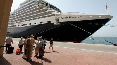 The Cunard line consists of three queens: the Queen Elizabeth (the third ship to hold the name), the Queen Victoria and the flagship launched in 2004 to the tune of US$800 million (Dh2.94 billion), the Queen Mary 2.