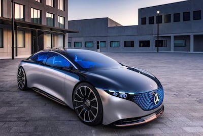 Mercedes-Benz's upcoming EQS will be a fully electric vehicle in the luxury class. Daimler AG