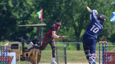 Zawar Farid excelled with ball and bat for the UAE in their five-wicket win against Scotland in Texas.