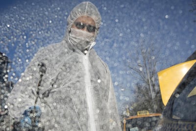 Hazmat suits are officially hazardous material suits. Bloomberg