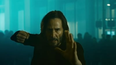 Keanu Reeves as Thomas in 'The Matrix: Resurrections' trailer. The film is scheduled for a December release