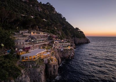 The hotel sits on the quieter side of Capri, perched high above the Piazzetta in Anacapri. Photo: Jumeirah