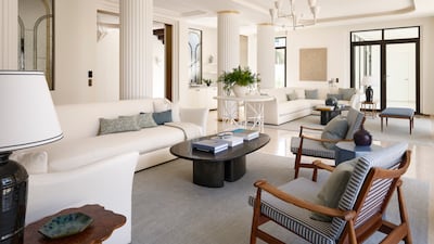 The main reception room of Villa Jardin. Photo: Caudwell